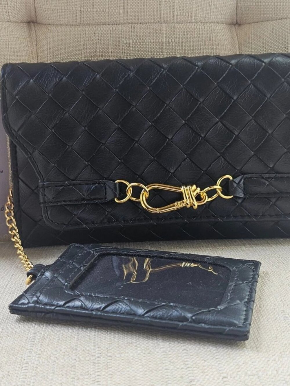 Time And Tru Women Clutch Wallet Cardholder Faux Vegan Leather Purse W/ Cardhold - Picture 2 of 12